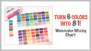 Watercolor Mixing Chart At Getdrawings Com Free For