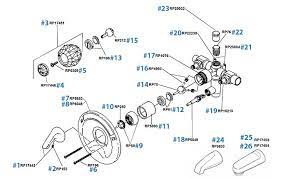 delta bathtub and shower valve repair parts