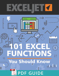 101 excel functions pdf exceljet