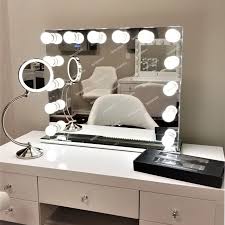Hollywood Light Up Mirror Vanity Large Size Vertical Style Lampstars