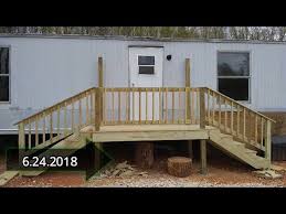 The single wide below was one of the first featured homes on mobile home living. Mobile Home Front Porch Part 1 Youtube