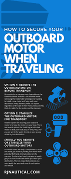 your outboard motor when traveling