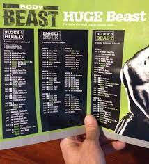 body beast schedule able