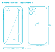 Apple iPhone 11 (13th Gen) Dimensions ...