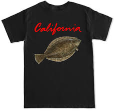 California Halibut Coast Sport Fish Fishing Game Wild Life Boat Shirt Tank Top Fashion Casual Reasonable Wholesale Humor T Shirts Funky T Shirt From