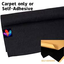 carpet and self adhesive black grey