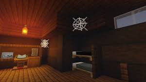 Attic Minecraft Cabin Bunk Beds