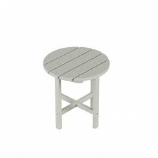 Round Poly Plastic Outdoor Side Table