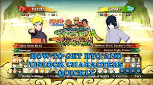 Fastest Way to Unlock All Characters Naruto Shippuden Ultimate Ninja Storm  Revolution - YouTube
