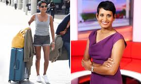 Currently, we came to know through bbc.com that naga munchetty will be competing in the bbc's top show strictly come dancing. Naga Munchetty Displays Her Toned Legs In A Pair Of Denim Hotpants Daily Mail Online