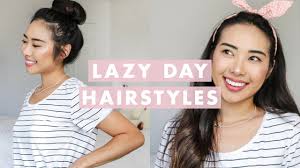 easy hairstyles for lazy days luxy