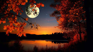 good night fall picture background