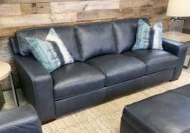 livorno cobalt leather sofa lexington