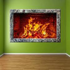 Fireplace Decorative Wall Art Stickers