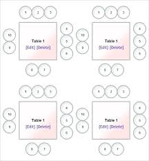Excel Seating Chart Template Wedding Infekt Me