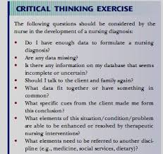 Critical thinking in nursing University of Louisville