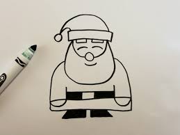 Color him in and you are all done. How To Draw Santa Claus Easy Drawing For Kids Otoons Net
