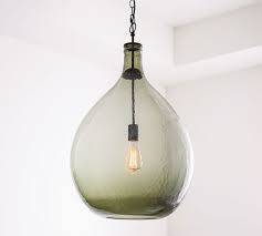 clift oversized glass pendant light