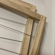 Clothes Drying Rack Wall Mounted Wood