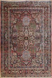 r8317 antique persian kerman rug