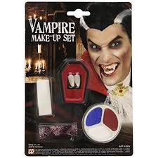 dracula makeup set with fangs for face