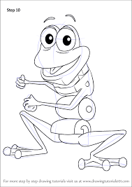 If the image you've chosen is a black and white outline, you're done and can print the coloring page now. Learn How To Draw Frog From Wordworld Wordworld Step By Step Drawing Tutorials