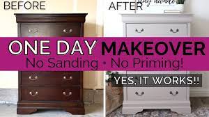 painting furniture without sanding or