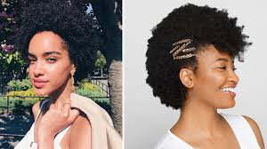 short natural hairstyles for curly hair