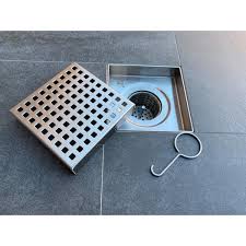 stainless steel square shower drain