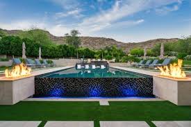 A Glass Tile Swimming Pool Haven In The