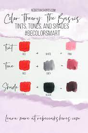 color theory the basics tints tones