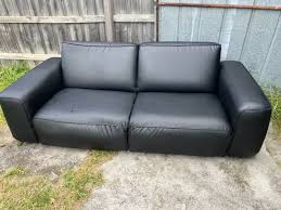 Ikea Dagarn Black Fake Leather Type