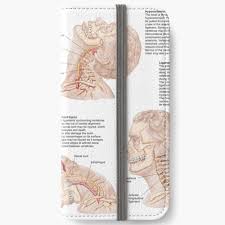 Medical Chart Showing The Range Of Injuries To The Human Neck Caused By Whiplash Iphone Wallet