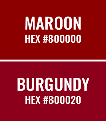 Maroon Vs Burdy All The Differences