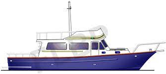 roberts trawler yacht 30 32 boat plan