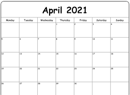 April is known for the lovely sunny weather, the start of spring and right about the time when the easter bunny arrives! 24 Printable Calendar April 2021 Gif Gardening Tips And Tricks