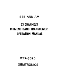 Gemtronics Gtx 3325 Manualzz Com