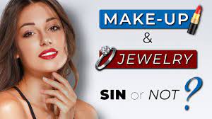 christian women wear makeup jewelry