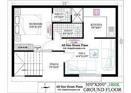 1bhk House Plan 600 Sqft