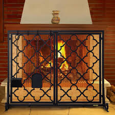Vevor 2 Panel Fireplace Screen 39 In X