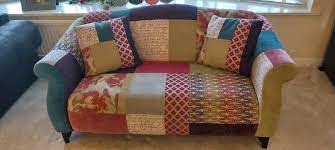 dfs patchwork shout 2 seater sofa for