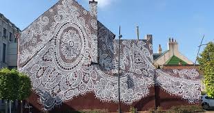 All products compliant and safe to. Warsaw Based Artist Spray Paints A Beautiful Lace Mural On The Side Of A French Lace Museum Bored Panda