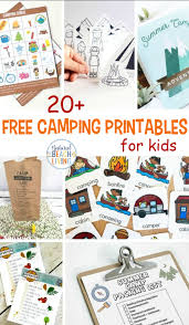 20 Free Camping Printables For Kids Natural Beach Living