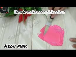 How To Make Neon Pink Colour Whipping