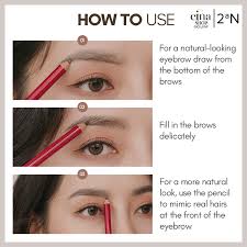 bom basic wood brow pencil in 3 colours