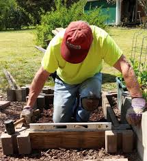 building a diy raised vegetable garden bed