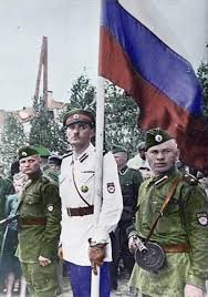 Mix & match this shirt with other items to create an avatar that is description: Alex Kokcharov A Twitter What Are You Going To Say To Russians About This Flag Which Was Used By The Russian Liberation Army Of General Vlasov Who Allied Himself With The Nazis