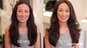 hair gloss or keratin treatment for