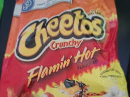 cheetos crunchy flamin hot cheese