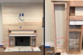 Remodeling Fireplace W Shiplap What